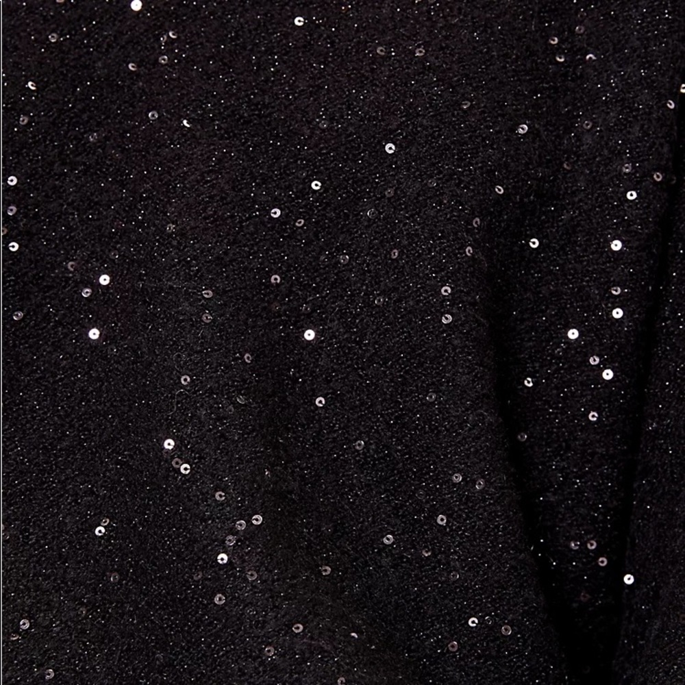 Sequin Double V-Neck Sweater - Picture 3 of 3